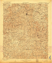1901 Map of Eureka Springs, AR — High-Res, 1916 Print | Pastmaps